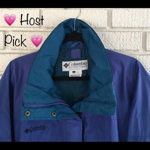 Columbia Bugaboo Winter Coat Jacket Large L Teal